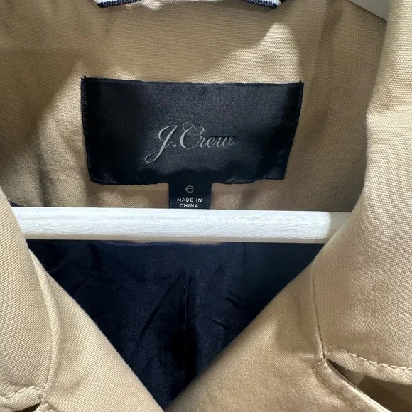 J. Crew Beige Trench Coat - Picture 5 of 6